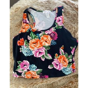 Floral crop top